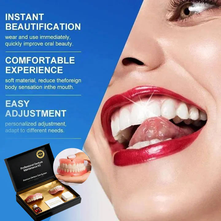 🦷Ends Today: 70% OFF!  Custom-Fit Full Functional DenturesMake you more confident
