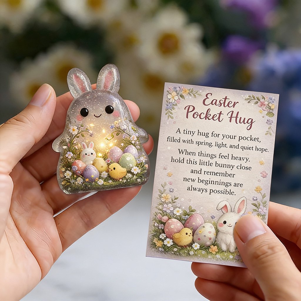 🐣 Early Easter Limited Time Discount–🐰 Handmade Easter Pocket Hug