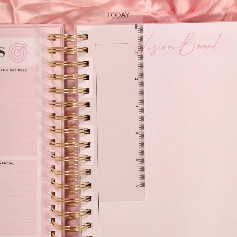 📅✍️2026 Daily Planner with Hourly Schedule - All-in-One Yearly, Monthly & Weekly Organizer(✨Hardcover)