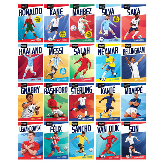 Tales from the Pitch Football Superstar Heroes 20 Books Collection Set By Harry Coninx and Matt Carver