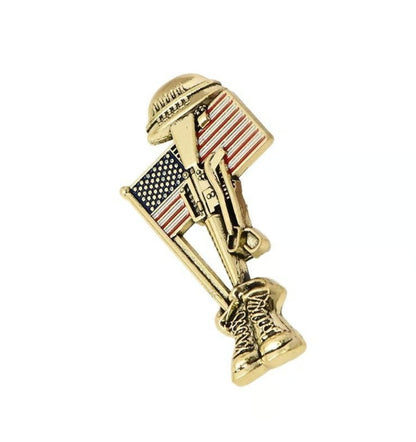 Handmade Soldier Memorial Pin