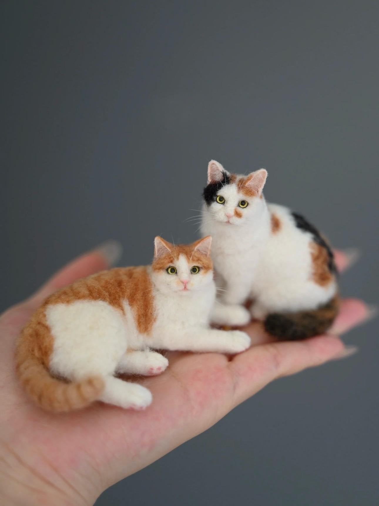 🔥LAST DAY 49% OFF -🐱💖Mini Felted Wool Cat