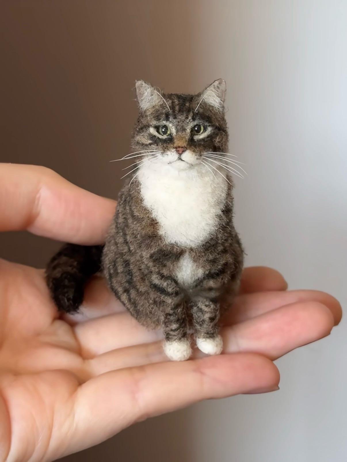 🔥LAST DAY 49% OFF -🐱💖Mini Felted Wool Cat