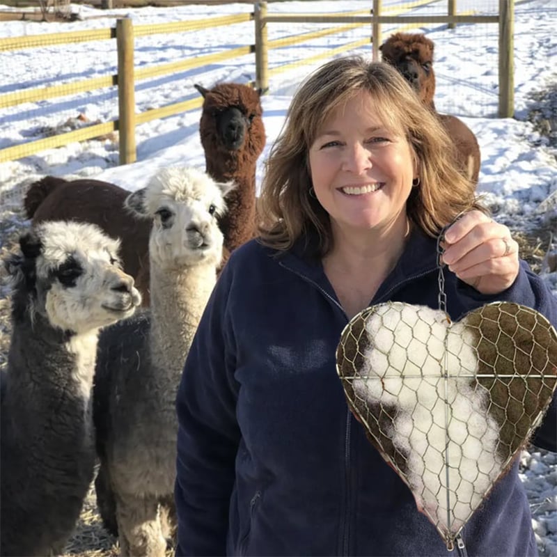 🕊️ Handmade cotton Bird Nesting Heart