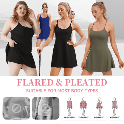 🎁Last Day 49% OFF🔥The Ultimate Tummy Control Backless Active Dress