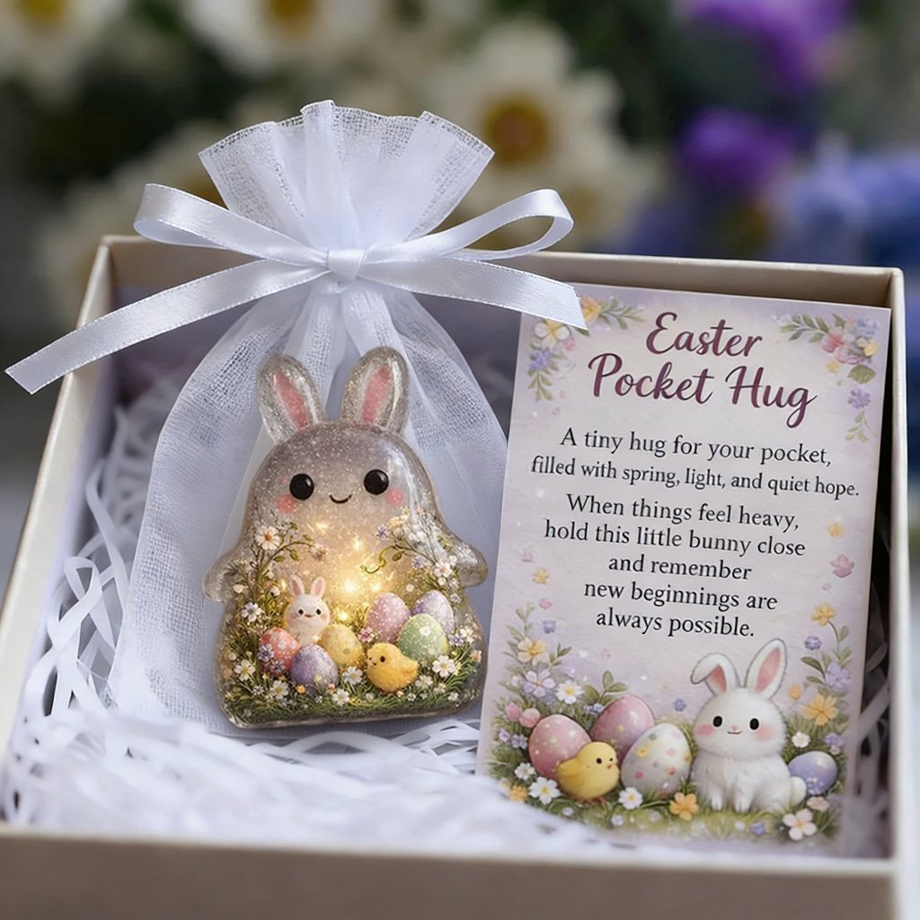 🐣 Early Easter Limited Time Discount–🐰 Handmade Easter Pocket Hug