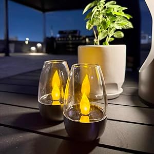 ⚡Hot Sales 49% OFF🔥Solar Power Tea Lights Outdoor Flameless Flicker