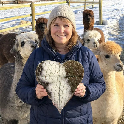 🕊️ Handmade cotton Bird Nesting Heart