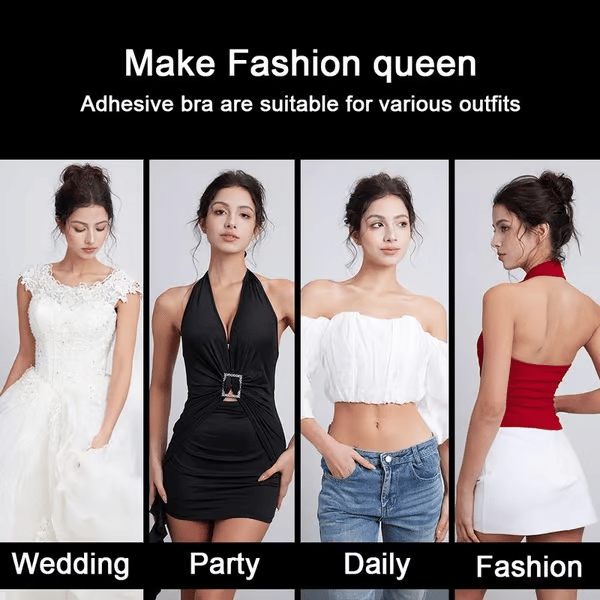 🌷Invisible Diva Strapless Backless Push up Bra